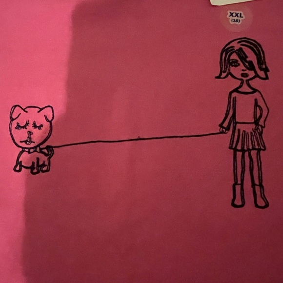 Old Navy vintage (2005) long sleeve tee-girls XXL(16) NWT - Picture 2 of 6